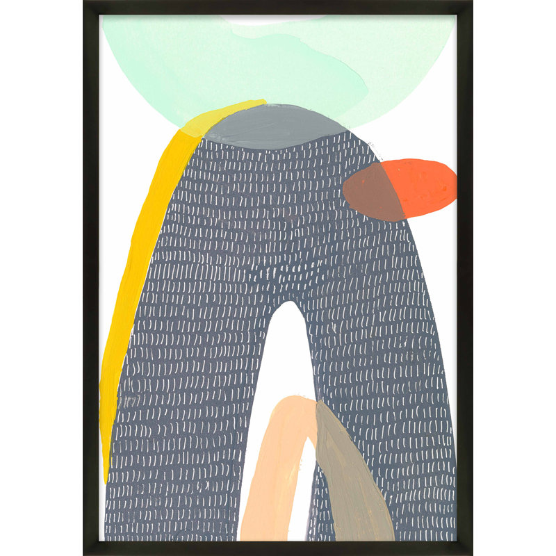 Lava 2 by Andrea Stokes - Framed Wall Art, Black Picture Framed Paper, 30" H x 21" W