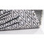 Tapis géométrique en cuir tissé à la main Exley-406429191