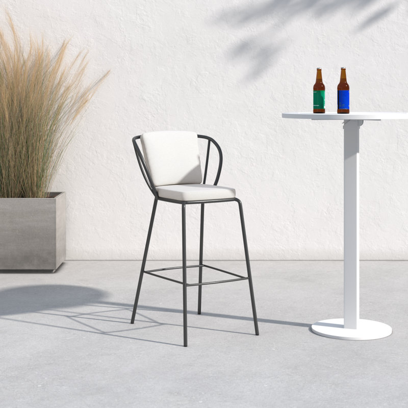 Tabouret 32,5 "avec coussin Malti, 1
