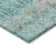 Machine Washable Indoor/Outdoor Xhevrie Teal Rug