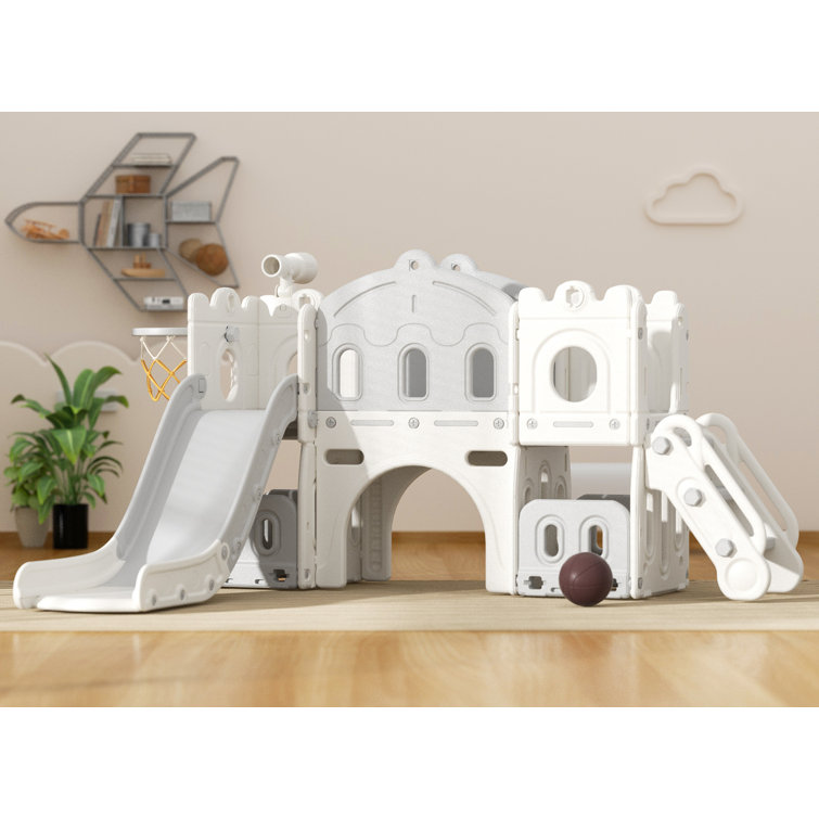 7-in-1 Kids Slide with Climber