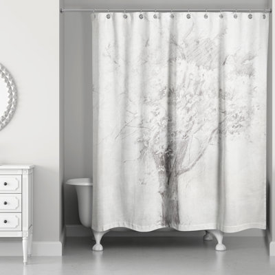 Rideau de douche simple abstrait