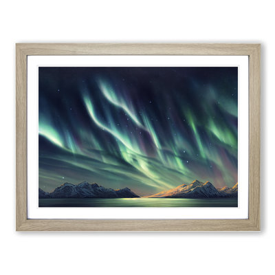 Overwhelming Northern Lights - Single Picture Frame Print