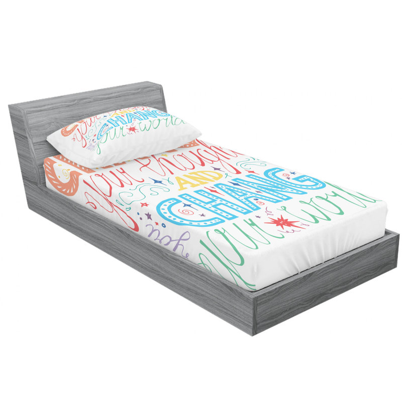 Microfiber Sheet Set, Twin XL Sheet Set with Fitted Sheet