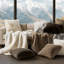 Ensemble de 1 housse de coussin de luxe en fausse fourrure de chinchilla de luxe, 20 po x 20 po-125421069-116784784