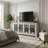 Ariba Traditional Mirrored Door TV Stand with Storage for 75" TVs-920440054
