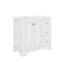 Meuble-lavabo autoportant de 36 po avec lavabo en céramique, 3 tiroirs, 2 portes et tablette réglable-361919757