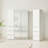 Elise Slim Modular Wood Closet Cabinet with Drawers in White