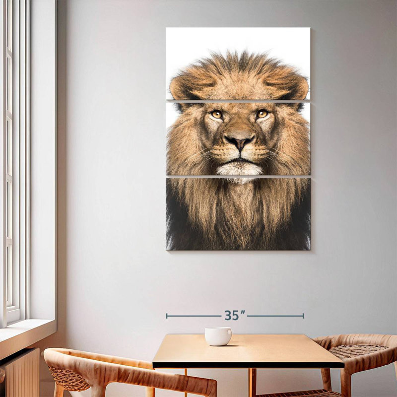 Noble lion Brampt, H 65 po x l 42 po