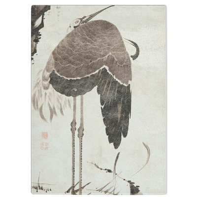 Tempered Glass Crane Chopping Board