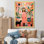Rose, enfants mexicains, art I - art mural pour enfants