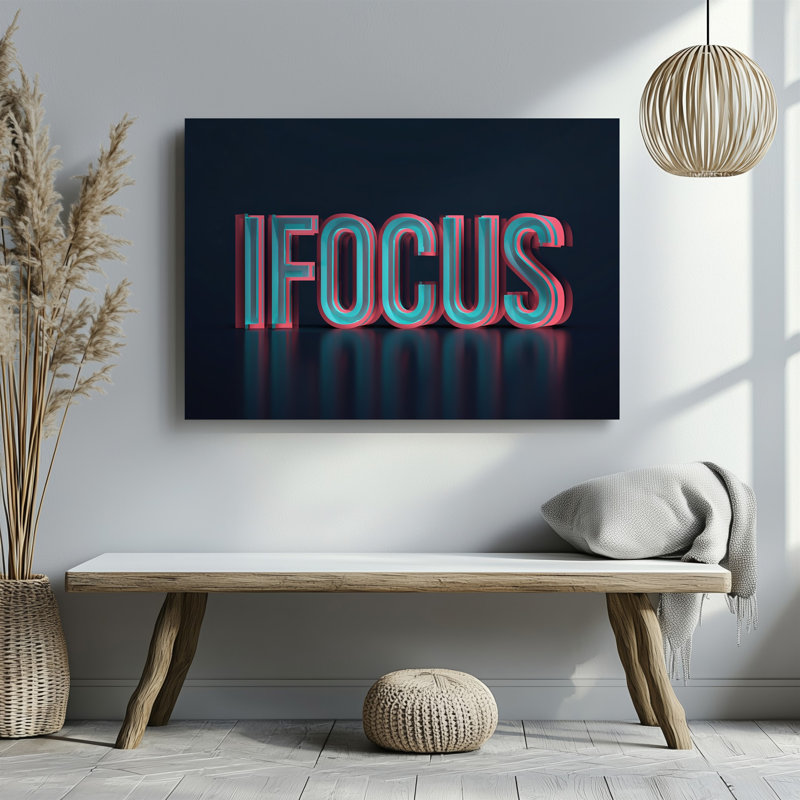 Reproduction d'art numérique sur toile, H 11 po x l 14 po