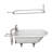54'' x 30'' Soaking Cast Iron Bathtub-72468649