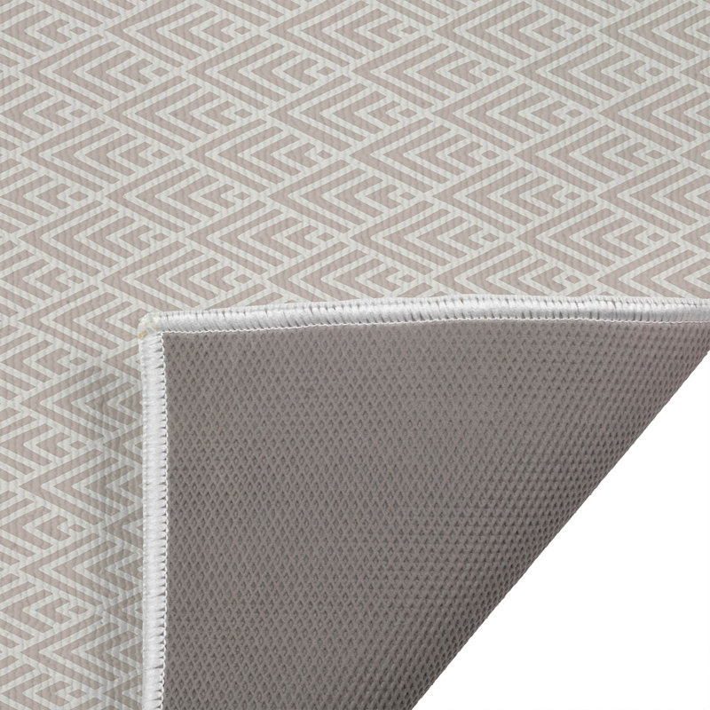 Tapis de toilette rectangulaire antidérapant à chevrons, L 34 po x L 21 po, Bleu ardoise, bleu