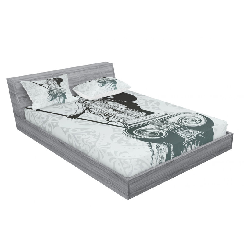 Microfiber Sheet Set, Full Sheet Set with Fitted Sheet