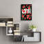 Ebern Designs «Love Kiss II» par Regina Moore, art mural en verre acrylique-582942259