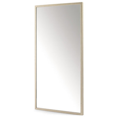 Line Wood Wall Mirror