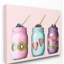 «Fruit Smoothie Jars Food Pink», impression-823307158-823307178