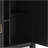 Burlington 30 Inch Wide  Wood Low Storage Cabinet In Black