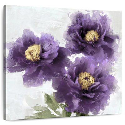 Harnek mauve en fleurs I