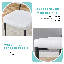 Chaise de salle à manger ergonomique minimaliste avec dossier incurvé: déverrouille une position assise confortable et moderne, idéale pour les espaces repas, disponible en combinaisons noir et blanc, paquet de 4-114235052
