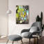 «Bubble Up» par Laura Gibson, art mural en verre acrylique, 24 po x 36 po