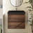 Angela 23.63'' Single Bathroom Vanity with Resin Top-97827162