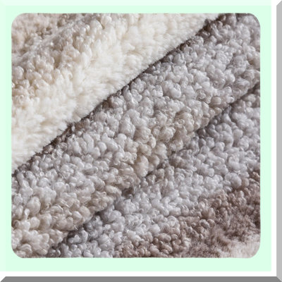 Winter Bliss Plush Pillow Covers - Set of 2 Grey Decorative Cushion Cases for Couch Bed Sofa. Fluffy, Fuzzy, and Stylish Home Decor in Gray