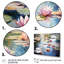 Ensemble de 5 toiles d'art Monet S Water Lily Pond Reflections II - Lake-1376600089