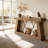 Two-Tier Side Table,Unique Entryway Table,Functional Console Table