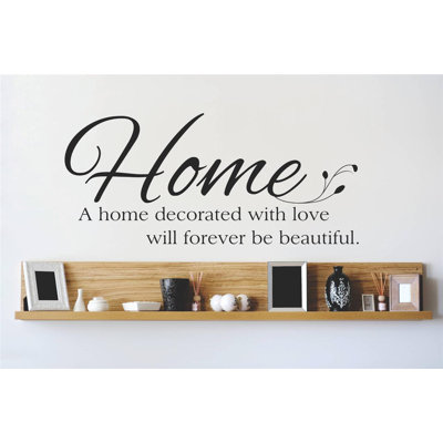 Text & Numbers Wall Decal