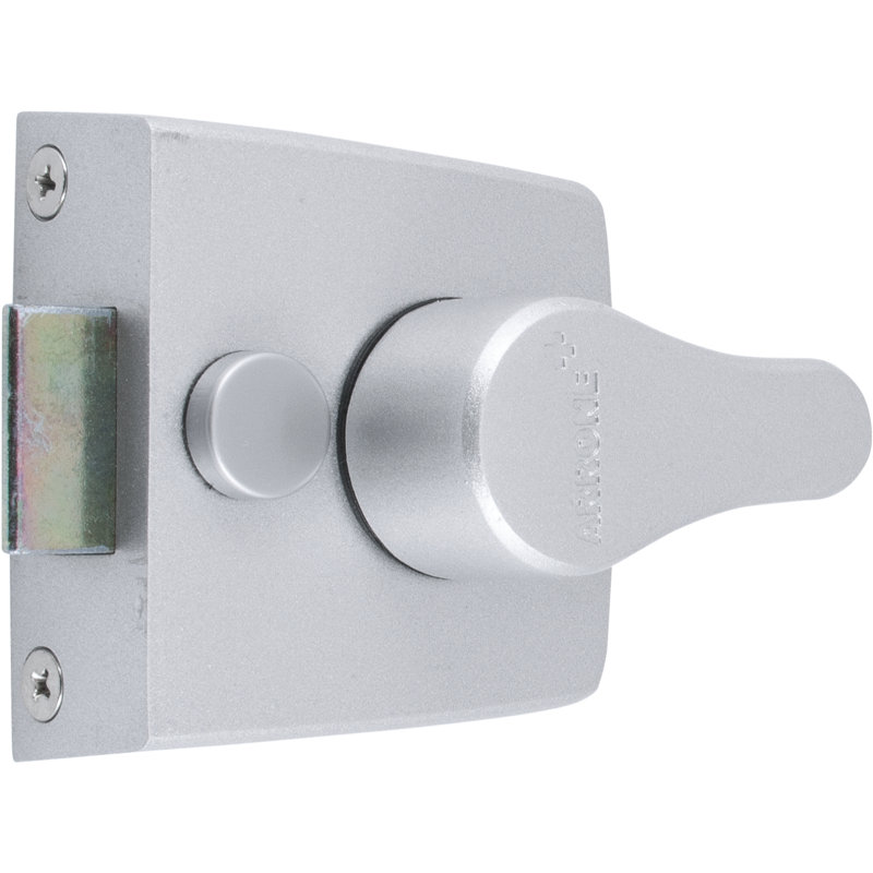 Latch Lock and Bolt, Silver