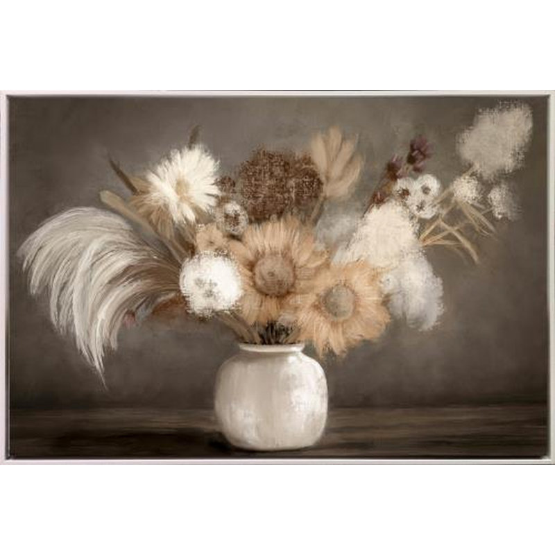 «Boho Bouquet», art mural sur toile