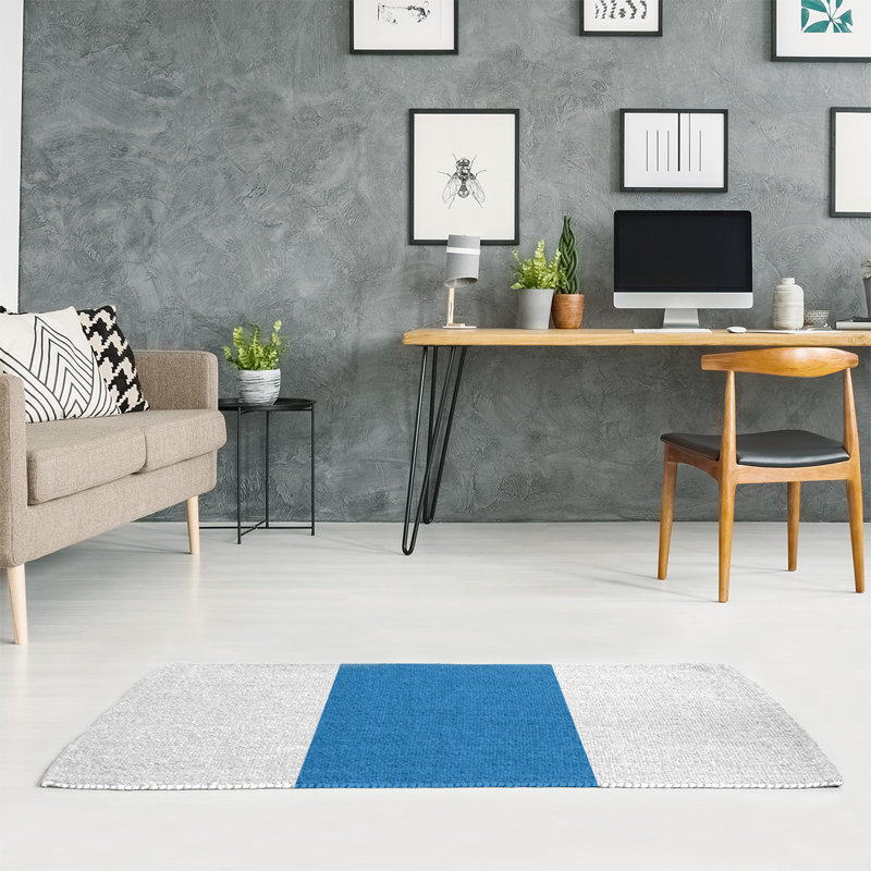 Chenille Striped Indoor Rug, Rectangle 5' x 7'