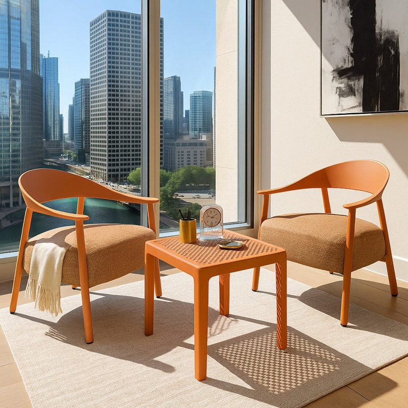 Ensemble de chaises d'appoint 2 pièces Summer Modern