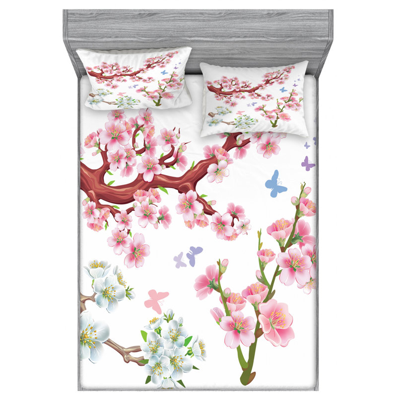 Microfiber Sheet Set, Full Sheet Set with Fitted Sheet