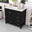 Ensemble de meuble-lavabo 36 po avec lavabo en céramique, 2 portes à fermeture douce et 5 tiroirs-1482688644