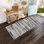 2'x4' Runner Rug Non Slip Washable Abstract Boho Blue Throw Carpet Runner Rugs Kitchen Mats