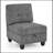 Luxurious U Shape Modular Sectional Sofa,DIY Combination,Includes Two Single Chair ,Two Corner And Two Ottoman