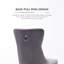 Boler Velvet Side Chair in Gray