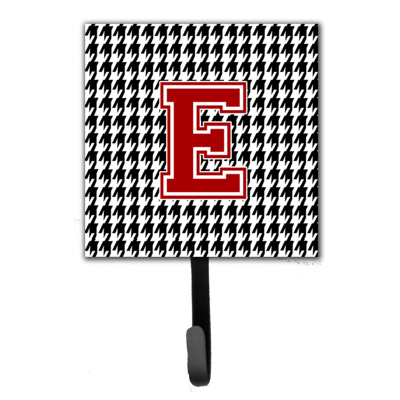 Porte-laisse houndstooth et crochet mural, E