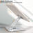 Book Stand For Reading, 360° Rotate & Multi Heights Adjustable Book Holder,Foldable Cookbook Book Stands With Elastic Page Clips For Sheet Music, Recipe, Laptop, Textbook (Light Wood)