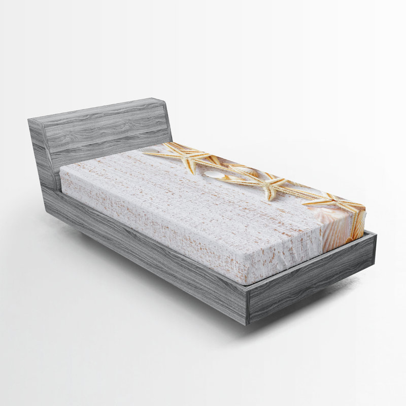 Ensemble de 2 draps-housse Ambesonne, Drap-housse simple très long