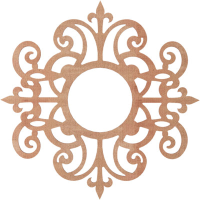 Médaillon de plafond en bois Dijon