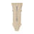 12-1/2 in x 5-1/8 in x 5-3/8 in Unfinished Hand Carved Solid Acanthus Leaf Wood Corbel-51893809