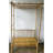 60'' W x 24'' D Solid Wood Arbour with Bench in Natural