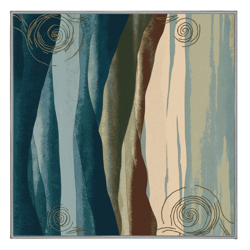 Velvet Skies Rug, Square 4'