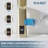 MASO Touchless Pull-Down Bathroom Sink Faucet, 2 Spray Modes, Temperature Display (°F), Motion Sensor, 360° Swivel, Single Handle, 1 or 3 Hole, Deck Plate, Vanity, Laundry & Bar, Brushed Gold-126101717