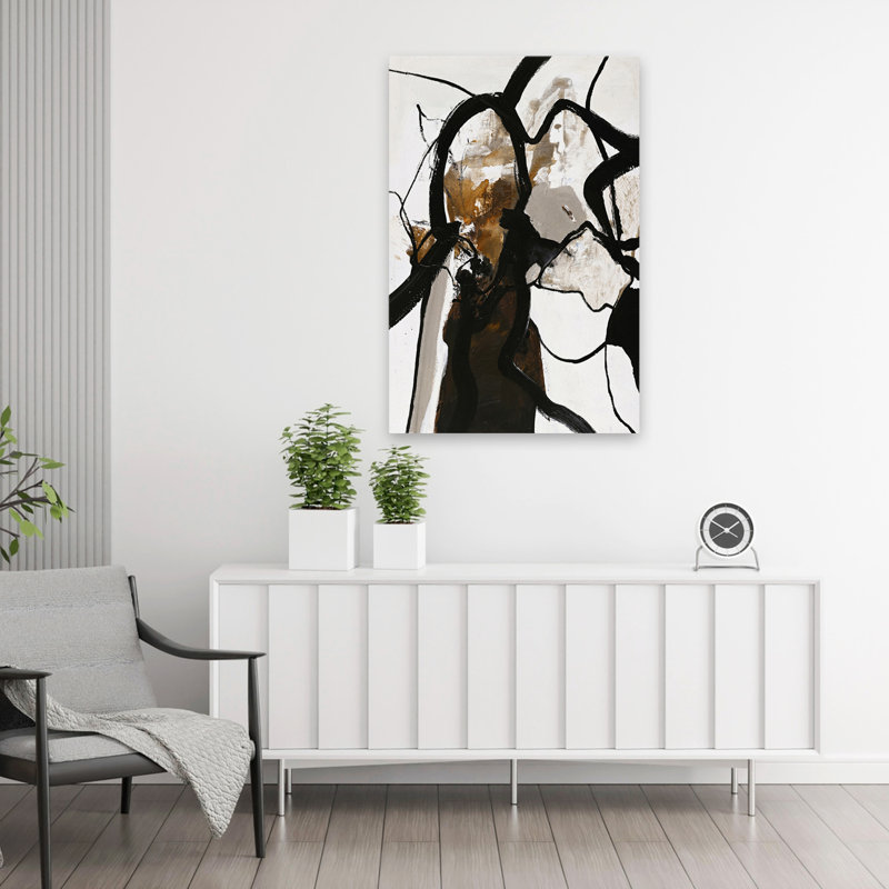 Limitless - Abstracts Sets Black White Art, 36" H x 24" W