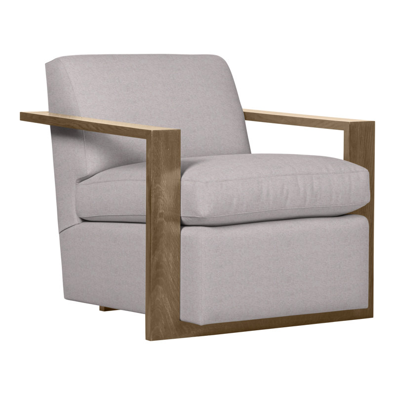 Thom Filicia Home 32" Wide Upholstered Armchair, Hampton, Nadia Linen